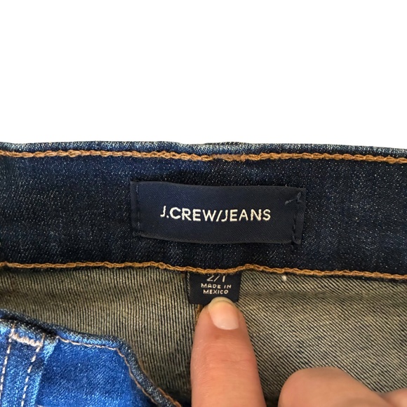 J.Crew Curvy Full-Length Demi-Boot Jeans Size: 27T (Tall) - Picture 2 of 10